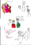  2012 art_dump brain_ghost_dirk breath_aspect casual dave_strider dirk_strider dogtier faqundo fashion fullres godtier heir jade_harley jake_english jaspersprite knight light_aspect no_glasses rose_lalonde roxy_lalonde seer sketch sprite starter_outfit text time_aspect 