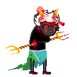 2012 animated au blood crying fullres gore heinoustuck impalement imperial_trident jaggy_lines junior_battermaster's_bowlbuster_poking_solution_50000 nanna solo sprite_mode tiaratop transparent trollified yorsh