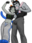  2025 body_modification casual equius_zahhak facial_hair fullres low_angle meowrails nepeta_leijon no_hat palerom shipping shumashuu starter_outfit towel 