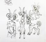 2019 animalstuck classicteacup ellsee_raines fanfic_art fullres grayscale mythologystuck pencil sketch solo starter_outfit text vast_error