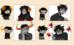  2025 aradia_megido blackoutbruh fullres headshot jaggy_lines karkat_vantas no_glasses sollux_captor sprite_mode starter_outfit tavros_nitram 