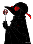2023 aspect_symbol dave_strider fullres halloweenstuck hat jaggy_lines kid_symbol littlestpetgoth mask profile solo time_aspect