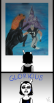   brakken comic crying equius_zahhak painting_of_a_horse_attacking_a_football_player solo 
