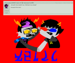 2011 animated ask epilepsy_warning eridan_ampora eyestrain fullres jaggy_lines language:alternian no_cape sollux_captor starter_outfit strife text yorsh