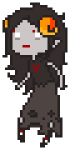 2011 aradia_megido dead_aradia feastings fullres pixel solo starter_outfit transparent walksprite