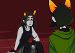 2015 back_angle equius_zahhak flash_asset fullres headshot ikimaru nepeta_leijon no_glasses no_hat sitting starter_outfit