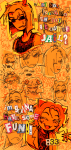 2025 animated aradia_megido aradiabot blush cat_hat equius_zahhak fullres lusus lyricstuck meowrails my_little_pony nepeta_leijon no_hat palerom pounce_de_leon shipping starter_outfit sweat text tom_tom_club virusmeds