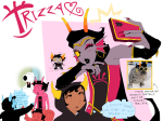  2024 animals art_dump body_modification fake_horns family_guy fullres heart hiveswap image_manipulation joey_claire phone repliiku selfie starter_outfit text thought_balloon trizza_tethis wonk word_balloon xefros_tritoh 
