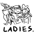  arm_around_shoulder commodore_coat double_eyepatch feferi_peixes grayscale lemon_lime lineart nepeta_leijon queen_bee rear_admiral_attire redrom shipping sollux_captor text turretserenade 