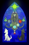  bec_noir becquerel dogtier godtier jack_noir jade_harley mad-sanity planets space_aspect stained_glass witch 