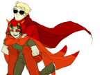  carrying dave_strider dragon_cape godtier knight rumminov terezi_pyrope time_aspect 