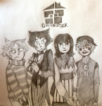  2012 au bec_harley becquerel cal_strider fullres_export_attempted grayscale guidestuck harlequin_doll humanized jaspers jaspers_lalonde lil_cal pencil quinn_egbert sburb_logo starter_outfit text yewgeneolgia 