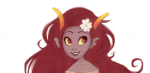  extraterritoriality feferi_peixes flowers headshot limited_palette solo spring 