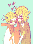  crossover dave_strider heart limited_palette nichanichun red_baseball_tee tiger_&amp;_bunny 
