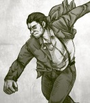 2013 facial_hair formal fullres grayscale hb heart hearts_boxcars humanized no_hat solo suit tyska