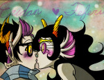  2011 blush eridan_ampora eriferi feferi_peixes fullres headshot heart kiss pride profile redrom shipping starter_outfit text 