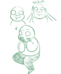  2015 agpicklefeet babies blush breakfast fanoffspring fullres heart lineart monochrome sketch text 