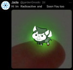  1s_th1s_you 2025 blue-atom diabetes dogtail dogtier fullres godtier high_angle image_manipulation jade_harley kid_symbol parody size_difference space_aspect text twitter witch 