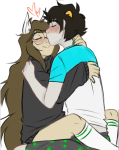  aspect_hoodie blush deleted_source dogtier gummypeen heart jade_harley karkat_vantas kats_and_dogs kiss pajamas redrom request shipping space_aspect 