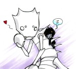  2012 carrying crabdad fullres heart karkat_vantas lusus sleeping starter_outfit text valerei word_balloon 