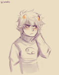  2013 blush fullres ikimaru karkat_vantas sketch solo starter_outfit 