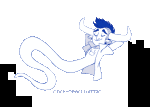  2015 animated body_modification broken_source clock-heart fullres midair monochrome solo sprite tavrosprite transparent 
