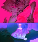  2026 alpha_dave alpha_rose blush body_modification dirk_strider dubcon fullres hug incest jewelry licking near_kiss redrom scratchcest shipping stridercest sweat trashynerds 