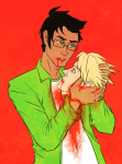  blood capitulum decapitation dirk_strider jake_english no_glasses starter_outfit 