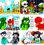  2014 animals back_angle barefoot battlefield blood blush cawoof clouds con_heir crying dave_strider davesprite dream_ghost dreamself dress_of_eclectica fashion flowers frogs fullres guns_and_roses hat heart holding_hands injured_davesprite jade's_house jade_harley jadesprite john_egbert katana land_of_frost_and_frogs lunchmuffs lying lyricstuck ocean on_stomach profile prospit ra_ra_riot red_baseball_tee redrom rose_lalonde shipping spacetime sprite sprite_pendant squiddlejacket starter_outfit summer sun swimsuit text trees volcano vriska_serket wise_guy_slime_suit zal001 