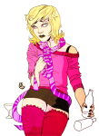  alcohol cocktail_glass miraliese roxy&#039;s_striped_scarf roxy_lalonde solo 