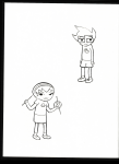  fullres grayscale john_egbert knitting_needles lineart monochrome mspandrew rose_lalonde starter_outfit yarn 