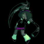  2026 del'fi fullres gr1mv4d3r homestuck:_beyond_canon jaggy_lines meat_timeline scythe solo starter_outfit weapon 