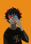  2020 domingo freckles fullres karkat_vantas sollux_captor solo starter_outfit 