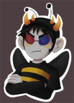  arms_crossed bee_outfit robotwwizard sollux_captor solo 