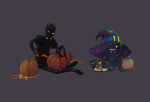  2015 agent_uniform archagent barefoot beetleneedle cd cd_with_a_mouth courtyard_droll fullres halloweenstuck hat jack_noir knife pumpkin vodka_mutini 