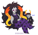  amisia_erdehn arts_n_crafts blush chahut_maenad hiveswap kang0-0a palerom shipping sitting size_difference text 