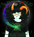  blood fantroll iceflower99 rainbow_drinker solo starter_outfit text 