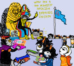  2014 aradia_megido aranea_serket bees boonbucks boondollars cronus_ampora dancestors dc dream_ghost equius_zahhak eridan_ampora flag fullres gamzee_makara godtier halo hope_aspect image_manipulation jaggy_lines jake_english jane_crocker light_aspect mituna_captor page parody rose_lalonde sailorbeefcake scars scribble_mode seer sitting sopor_pie sopor_slime starter_outfit superman tavros_nitram text 
