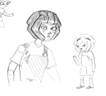 2025 capn_cooks fullres grayscale homestuck:_beyond_canon lineart ly&#039;lac nymphs sketch solo starter_outfit