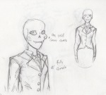 2012 apricots-from-nara au calliope formal fullres grayscale headshot pencil sketch solo suit text