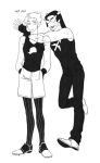  2outlet arquiusprite clothingswap dirk_strider grayscale humanized no_glasses sprite 