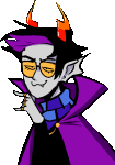  2019 animated broken_source eridan_ampora fullres jaggy_lines jangnan smiling_eridan solo starter_outfit talksprite transparent 