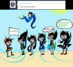  2013 aranea_serket ask aspect_powers blush body_modification book breath_aspect censor damara_megido dancestors dream_ghost emoticon feferi_peixes fullres godtier heir jade_harley john_egbert meulin_leijon midair porrim_maryam pshikel smoking space_aspect starter_outfit text witch word_balloon 