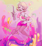  abstract alcohol bbsinr cocktail_glass roxy_lalonde smoking solo starter_outfit 