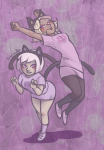  animal_ears rose_lalonde roxy_lalonde spazzimuffin starter_outfit 