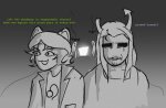  2026 cat_hat crying equius_zahhak fullres ghosts grayscale ilovevamola jaggy_lines meowrails monochrome nepeta_leijon palerom shipping starter_outfit text 
