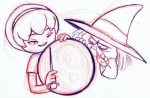  crossover dragonball_z figsnstripes rose_lalonde sketch thorns_of_oglogoth 