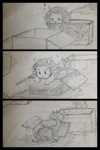 ! 2014 aquariumstuck au comic feferi_peixes freckles fullres_export_attempted grayscale lying merfolk monochrome on_stomach pencil salihombox solo text wip