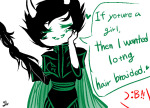 2013 ancestors blush comic fullres head_out_of_frame heart jaggy_lines lunaticjin redrom ship_name_needed shipping starter_outfit text the_dolorosa the_handmaid word_balloon