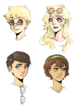  2012 alternate_hair beta_kids blush dave_strider freckles fullres headshot jade_harley john_egbert no_glasses rose_lalonde twudle 